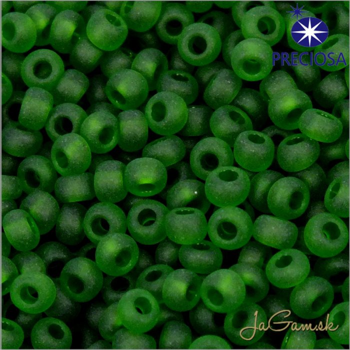 Rokajl Preciosa 10/0 Zelená priehľadná č.50120-25g (PR10024)